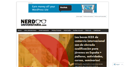 Desktop Screenshot of nerduniversitaria.com